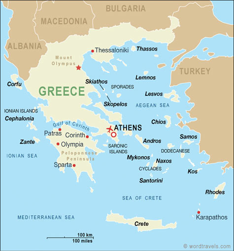 Maps Ancient Greece